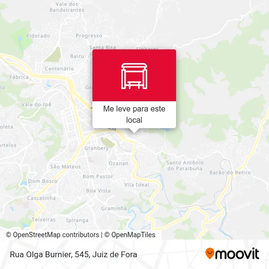 Rua Olga Burnier, 545 mapa