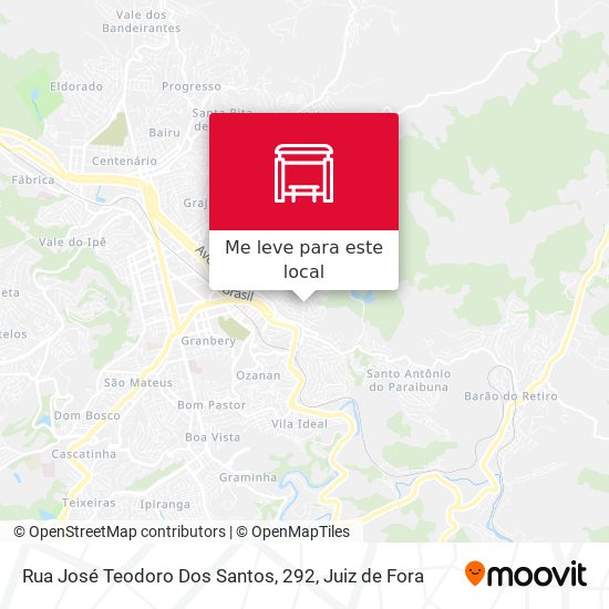 Rua José Teodoro Dos Santos, 292 mapa
