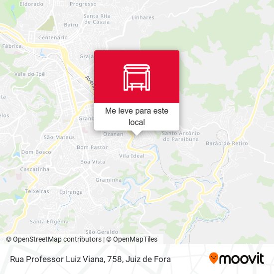 Rua Professor Luiz Viana, 758 mapa