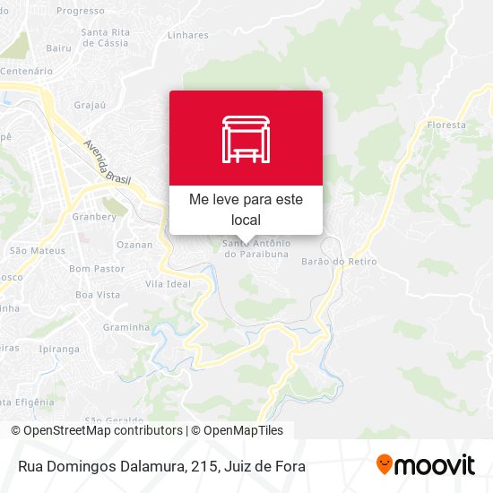 Rua Domingos Dalamura, 215 mapa