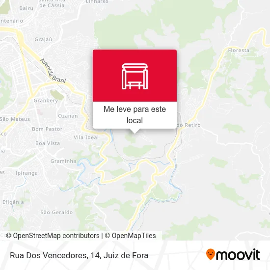 Rua Dos Vencedores, 14 mapa