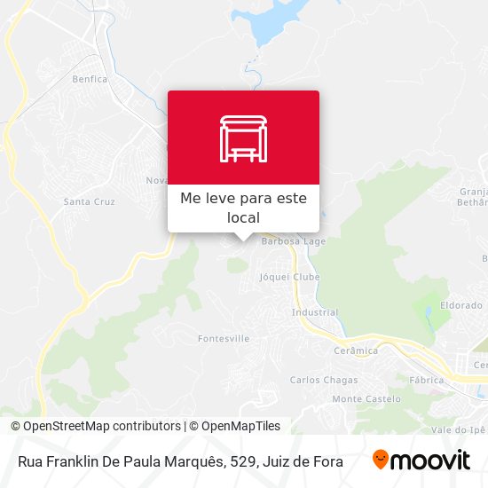 Rua Franklin De Paula Marquês, 529 mapa