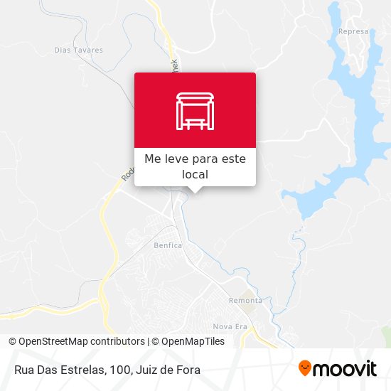 Rua Das Estrelas, 100 mapa