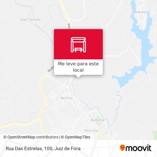 Rua Das Estrelas, 100 mapa