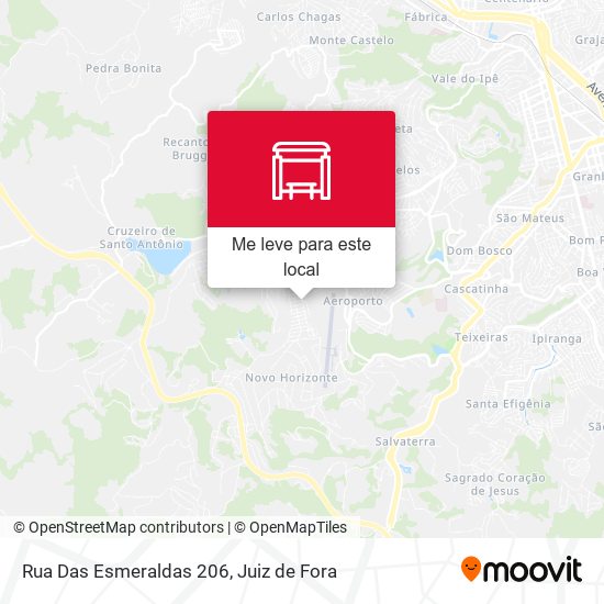 Rua Das Esmeraldas 206 mapa