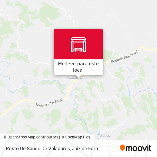 Posto De Saúde De Valadares mapa