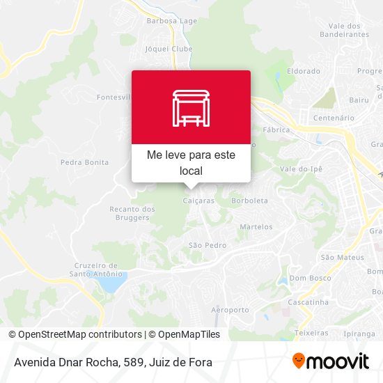 Avenida Dnar Rocha, 589 mapa