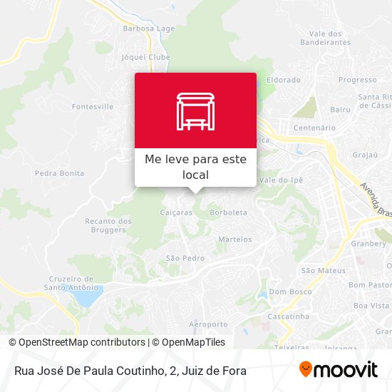 Rua José De Paula Coutinho, 2 mapa