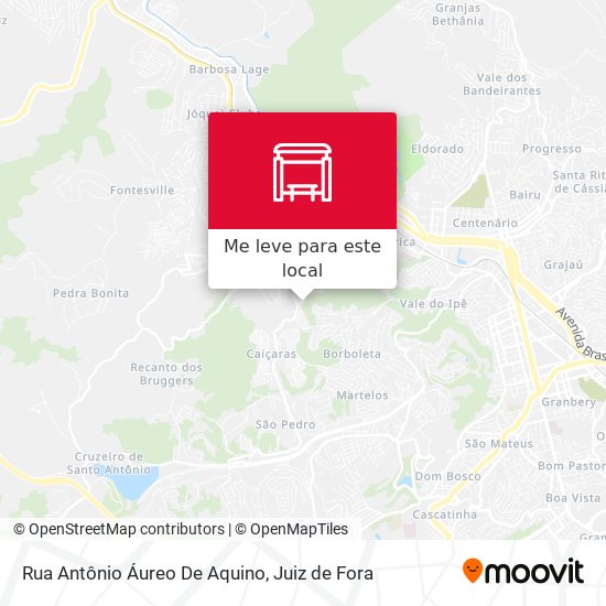 Rua Antônio Áureo De Aquino mapa