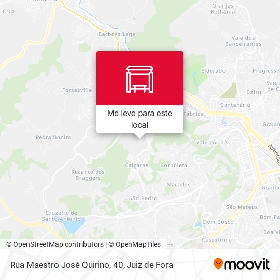 Rua Maestro José Quirino, 40 mapa