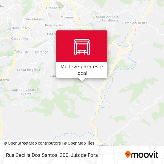 Rua Cecilia Dos Santos, 200 mapa