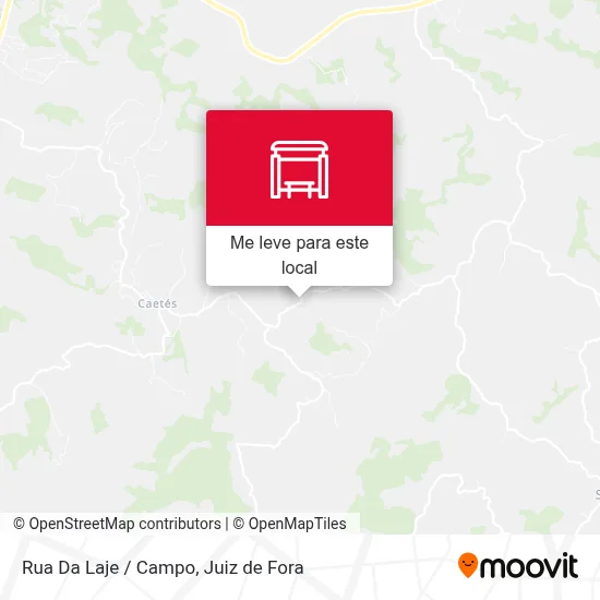 Rua Da Laje / Campo mapa