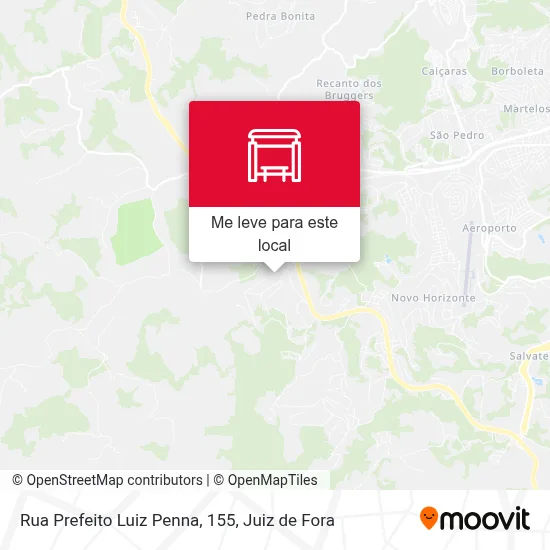 Rua Prefeito Luiz Penna, 155 mapa
