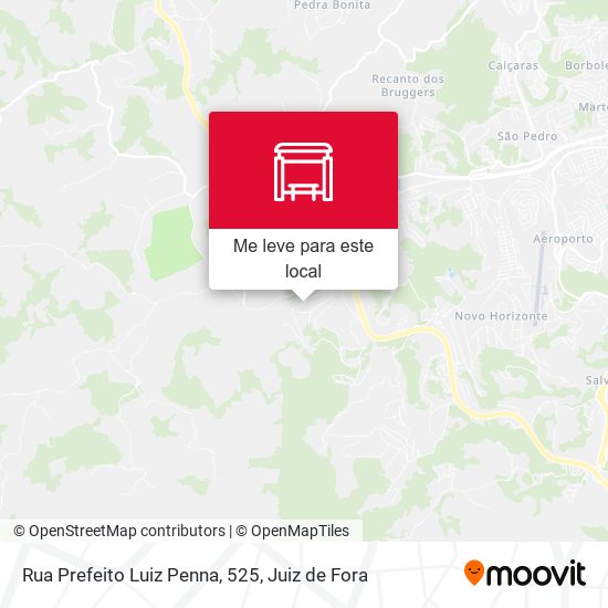 Rua Prefeito Luiz Penna, 525 mapa