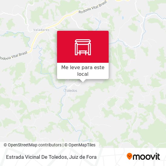 Estrada Vicinal De Toledos mapa