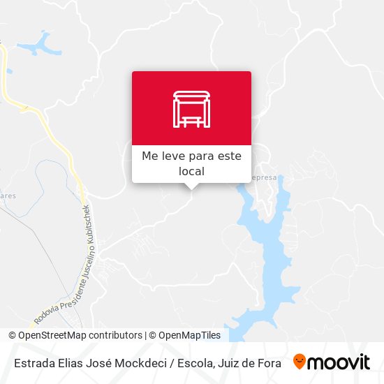 Estrada Elias José Mockdeci / Escola mapa