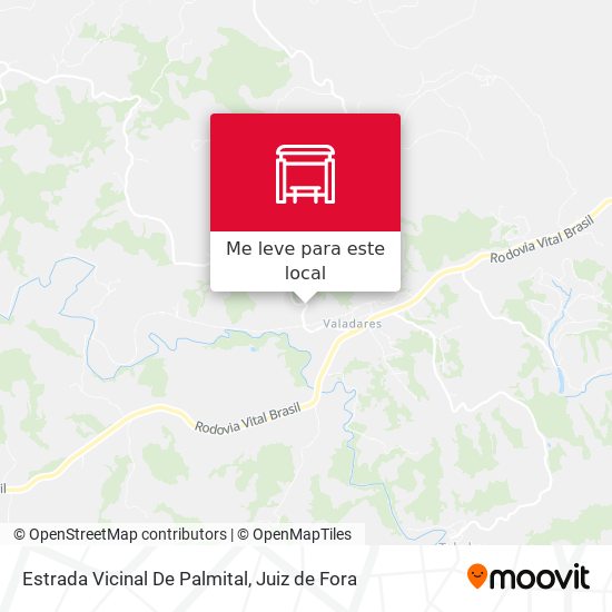 Estrada Vicinal De Palmital mapa