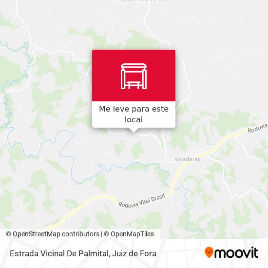 Estrada Vicinal De Palmital mapa