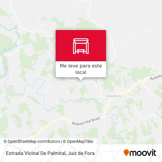 Estrada Vicinal De Palmital mapa