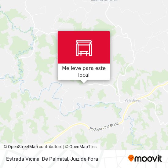 Estrada Vicinal De Palmital mapa
