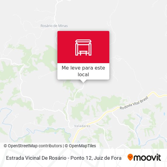 Estrada Vicinal De Rosário - Ponto 12 mapa