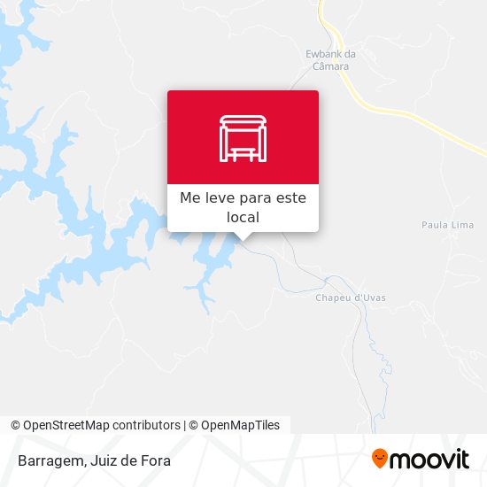 Barragem mapa