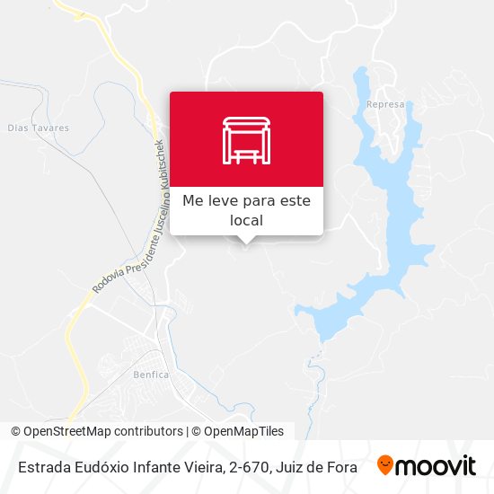 Estrada Eudóxio Infante Vieira, 2-670 mapa