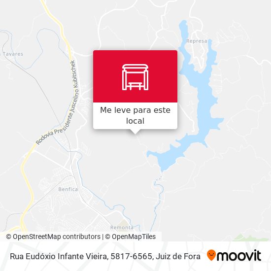 Rua Eudóxio Infante Vieira, 5817-6565 mapa