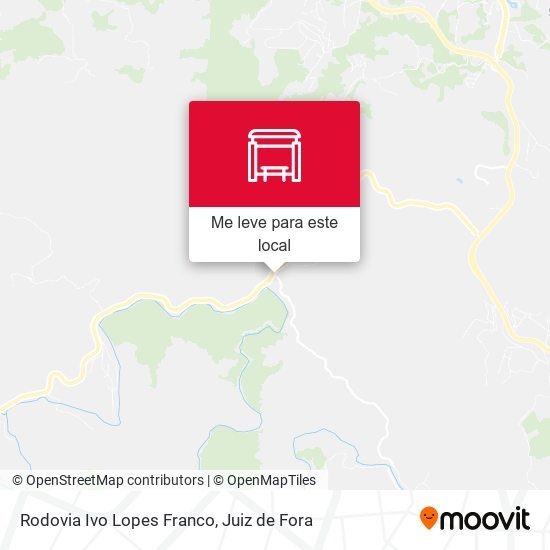 Rodovia Ivo Lopes Franco mapa
