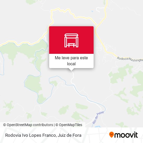 Rodovia Ivo Lopes Franco mapa