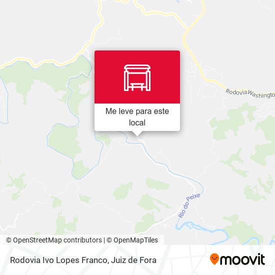 Rodovia Ivo Lopes Franco mapa