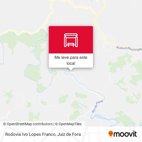 Rodovia Ivo Lopes Franco mapa