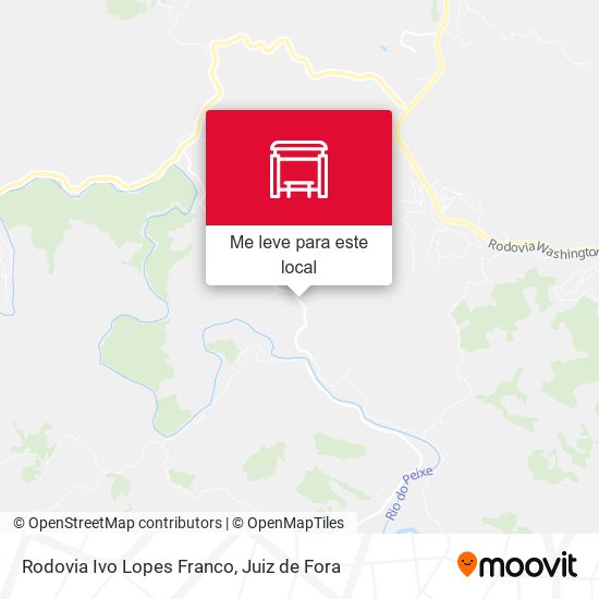 Rodovia Ivo Lopes Franco mapa