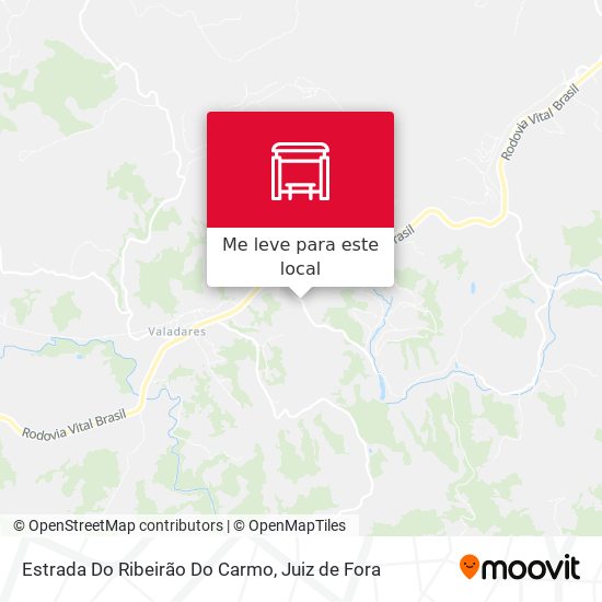 Estrada Do Ribeirão Do Carmo mapa
