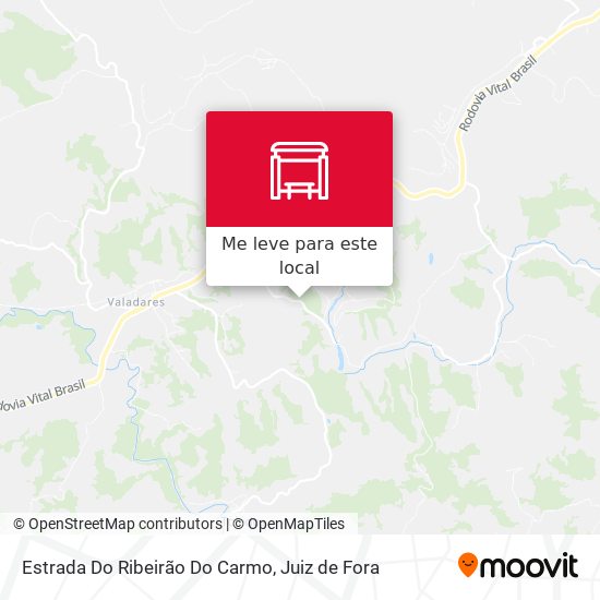 Estrada Do Ribeirão Do Carmo mapa
