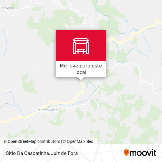 Sitio Da Cascatinha mapa