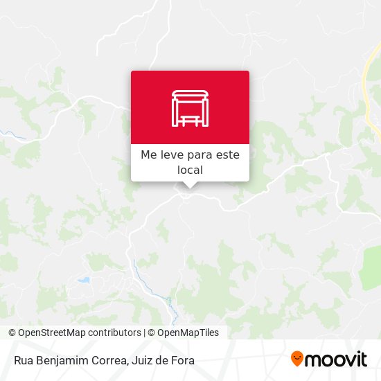 Rua Benjamim Correa mapa