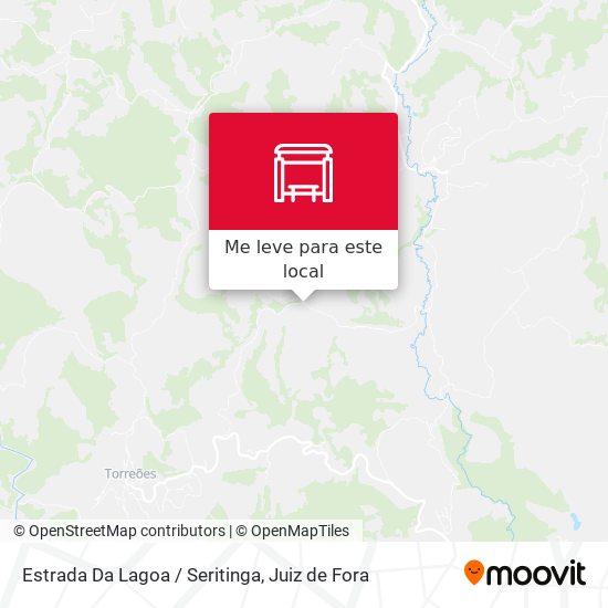 Estrada Da Lagoa / Seritinga mapa