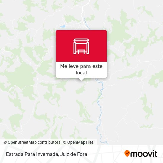 Estrada Para Invernada mapa