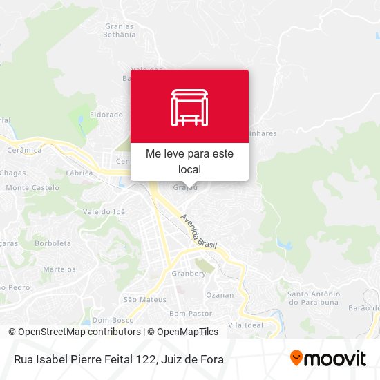 Rua Isabel Pierre Feital 122 mapa