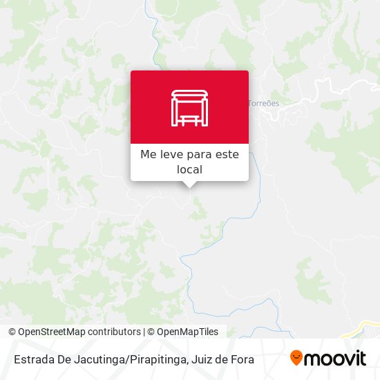 Estrada De Jacutinga / Pirapitinga mapa