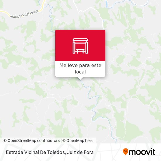 Estrada Vicinal De Toledos mapa