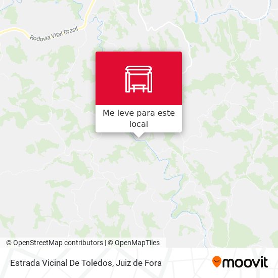 Estrada Vicinal De Toledos mapa