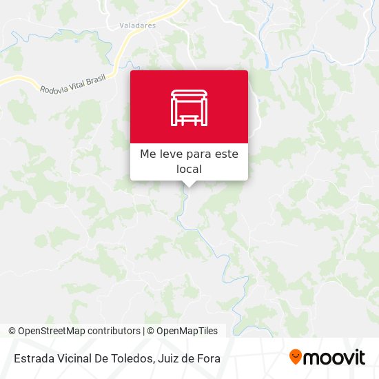 Estrada Vicinal De Toledos mapa