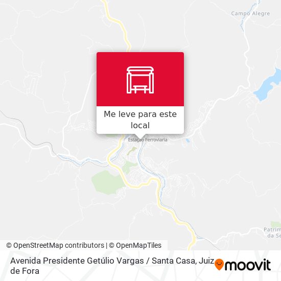 Avenida Presidente Getúlio Vargas / Santa Casa mapa