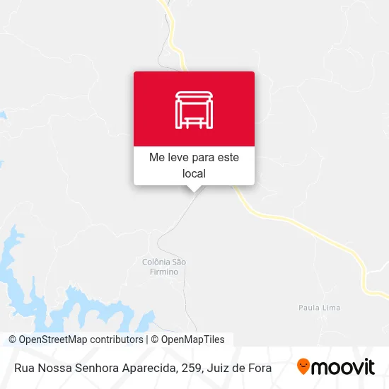 Rua Nossa Senhora Aparecida, 259 mapa