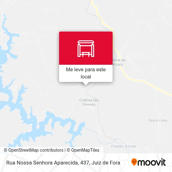 Rua Nossa Senhora Aparecida, 437 mapa