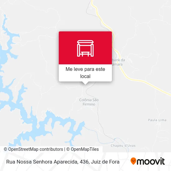 Rua Nossa Senhora Aparecida, 436 mapa