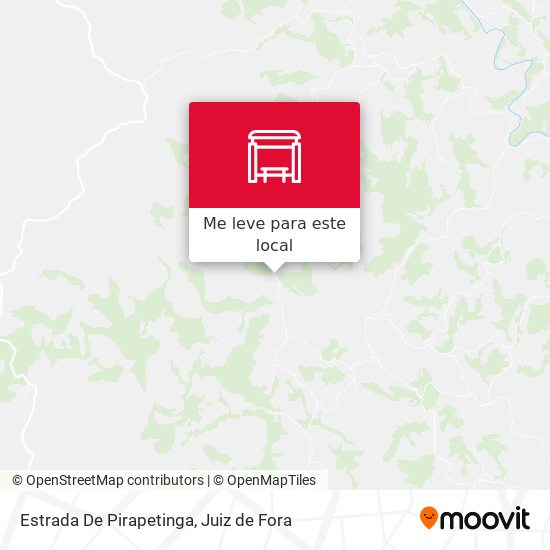 Estrada De Pirapetinga mapa