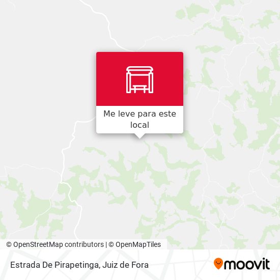 Estrada De Pirapetinga mapa